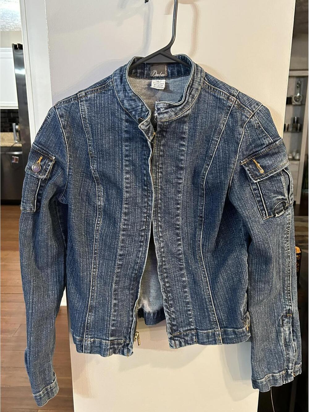 Vintage Dimona Women's Denim Jacket Size L!